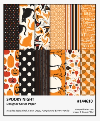 Spooky Night, Stampin' Up , Brian King - Stampin Up Spooky Night Dsp