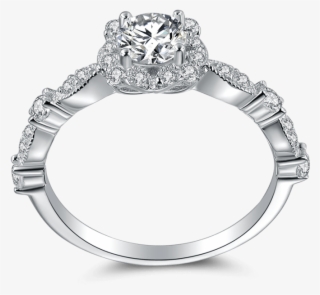 Dazzling Flower Ring - Engagement Ring