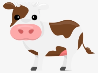 Drawn Meat Cartoon Cow - Transparent Background Farm Animals Clipart Png