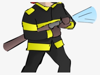 Cartoon Firefighter Pictures - Fire Safety Writing Paper