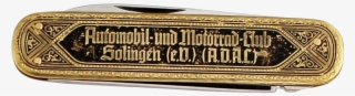 1940s Rare Pocket Knife Solingen / Vintage German Adac - Longboard