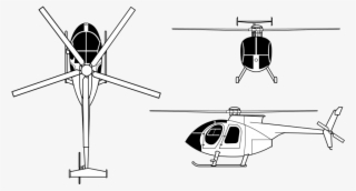 Model 500e - ‹ - Draw Uh Little Bird Helicopter