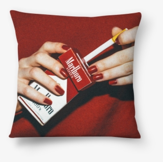 Almofada Vermelho Cigarro De Rafael Araújona - Red Aesthetic