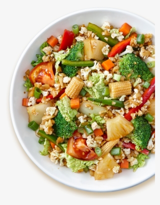 Low Cal, Plant Based Alternative Cauliflower Rice It's - Burrata Salad