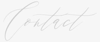 Contact - Calligraphy