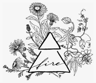 Fire Element Guided Visualization Alauna Whelan - Line Art