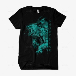 Angry Bear T-shirt Design - Jannah Is My Goal