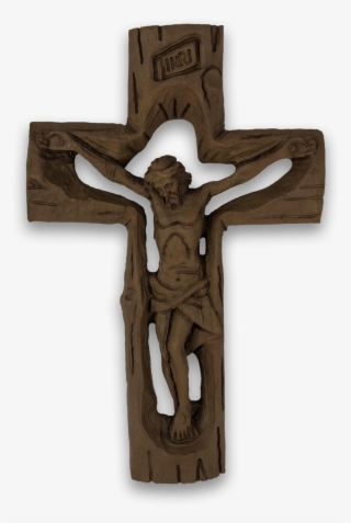 Resin Crucifix That Resembles A Tree - Crucifix - 960x1280 Png Download 