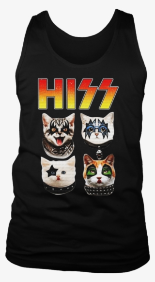 Hiss Cat Shirt Kiss Band - Hiss Kiss Cat Shirt