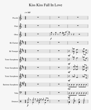 Kiss Kiss Fall In Love Sheet Music 1 Of 15 Pages - Love Galore Piano Notes