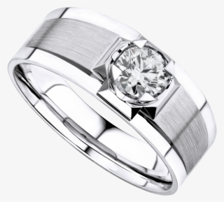 Solitaire Diamond Men's Ring - Pre-engagement Ring