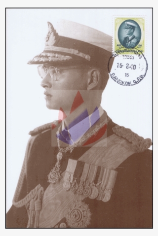King Bhumibol 9th Series 100b Maximum Card - พระบรม ฉายาลักษณ์ ร 9 ทหาร