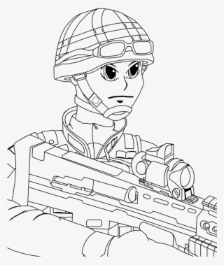 British Soldier Manga - Soldier Manga Drawing