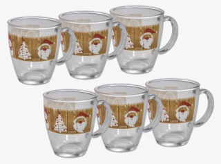 "x-mas" Glass Cup, 380 Ml, 6 Pcs - Cup