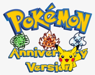 Clip Art Free Library Pokemon Anniversary Version Fantendo - Pokemon Black 2 Title