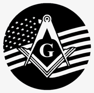 American Flag Square & Compass - Us And German Flags