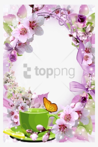 Free Png Spring Border Png Png Image With Transparent - Nachmittags Grüße