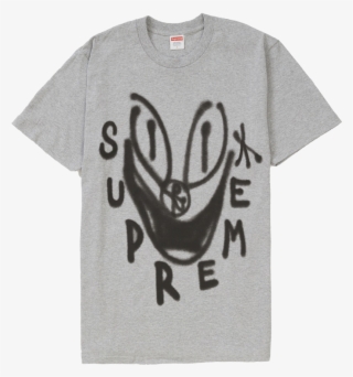 Supreme Smile Tee Grey - Supreme Smile Tee White