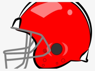 Helmet Clipart Black And White - Red Football Helmet Clip Art