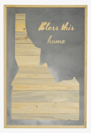 Wood & Steel Idaho Sign - Plank
