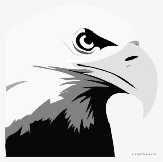 Head Animal Free Black White Images Clipartblack - Bald Eagle Black And White Clipart
