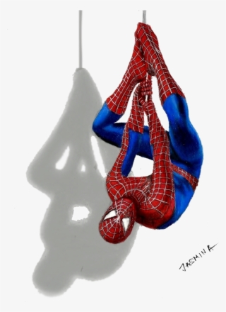 Drawn Spiderman Pencil Color - Spider Man 3d Clipart