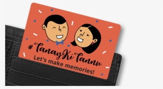 Wedding Invite Wallet Card - Poster