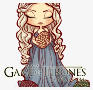 Game Of Thrones Clipart Daenerys Targaryen - Khaleesi Chibi
