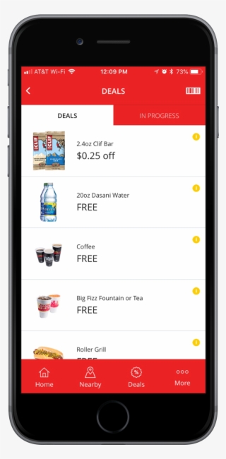 Sprint Rewards App - Add To Cart Food App Mobile Screen