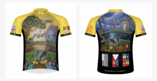 The 2018 Cycle Zydeco Jersey Featuring "the Badger" - Active Shirt