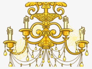 Chandelier Clipart Golden Chandelier - Chandelier Transparent Clip Art