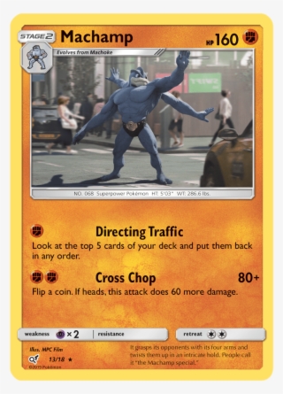 Pokemon Tcg Detective Pikachu Machamp Card - Detective Pikachu Pokemon Cards