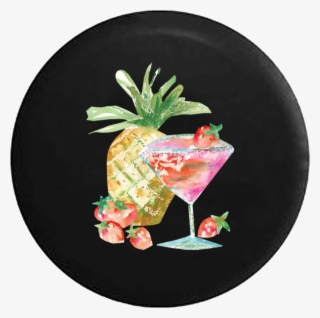 Pineapple Vacation Cocktail Drink Tropical Jeep Camper - Classic Cocktail