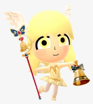 ##miitomo #mii #character #angel #loli #topaz #yellow - Cartoon