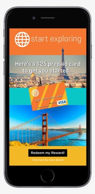 Global Visa Gift Card Services Virtual Incentives - Iphone