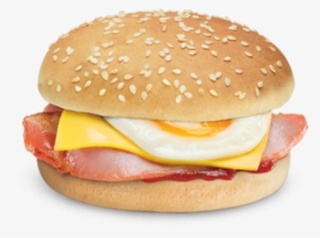 Bacon Clipart Egg Roll - Cheeseburger