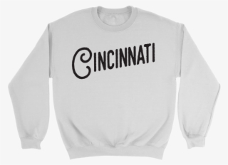 Cincinnati Black Font T-shirt - Sweater