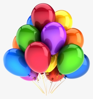 Globos Happybirthday Birthday Cumpleaños Freetoedit - Hd Balloons Png