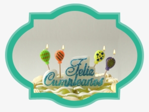 Vela Letrero Feliz Cumpleaños Globos - Birthday