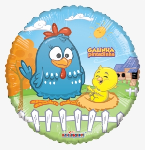 Disponible En - - Papel Arroz Galinha Pintadinha Redondo