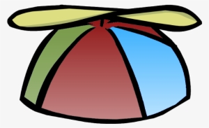 Rainbow Propeller Cap - Propeller Hat Png