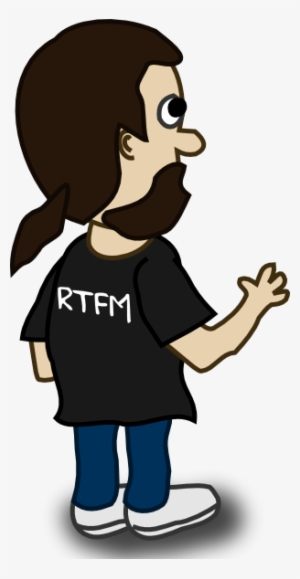 Character Looking Away Clip Art - Person Looking Right Clipart