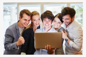 People Looking At Laptop - Student