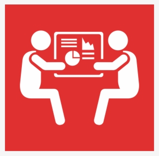 Two Stick People Looking At Data Graphs - Healthcare Quality Metrics