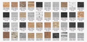 Texturas De Ladrillos - Color Chart