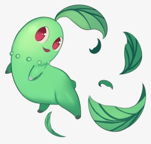 152 Chikorita Used Sweet Scent And Razor Leaf - Leaf