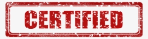 Certified Png - Upgrade
