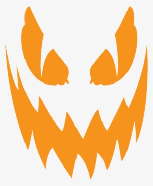 Creepy Clipart Halloween Faces - Jack O Lantern Transparent Background