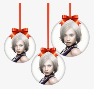 3 Bolas De Natal Em Fundo Desfocado - Human Hair Wigs Straight 8 Inches Lace Front Cap 120%