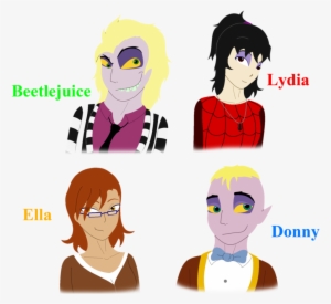 Main Characher Relationship To Each Other By Fableworldna - Beetlejuice